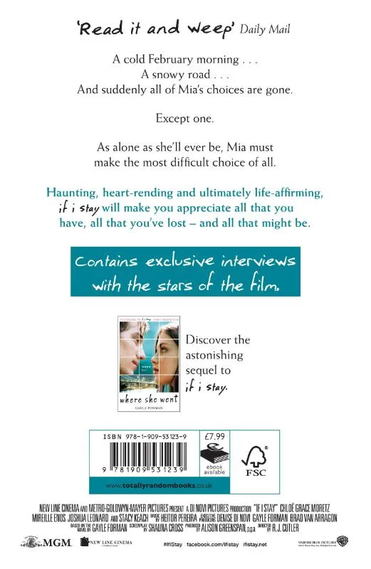 If I Stay | 9781909531239 If I Stay - Afbeelding 2