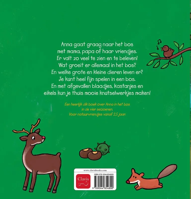 Anna's grote bosboek | 9789044854800 Anna's grote bosboek - Afbeelding 2