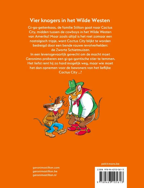 Vier knagers in het Wilde Westen | 9789463105613 Vier knagers in het Wilde Westen - Afbeelding 2