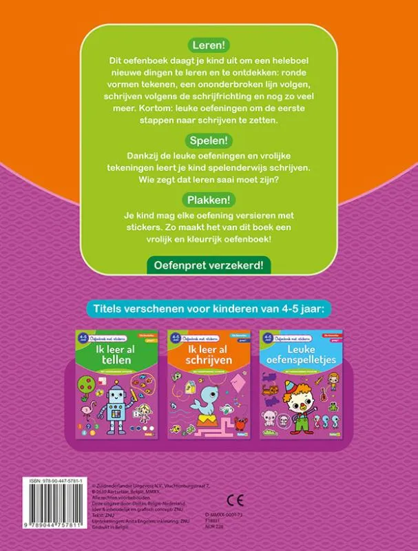 4-5 jaar groep 1 | 9789044757811 4-5 jaar groep 1 - Afbeelding 2