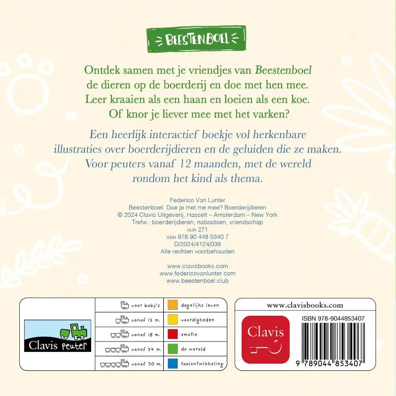 Doe je met me mee? Boerderijdieren | 9789044853407 Doe je met me mee? Boerderijdieren - Afbeelding 2
