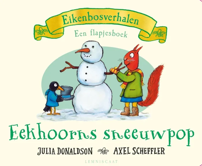 Eekhoorns sneeuwpop