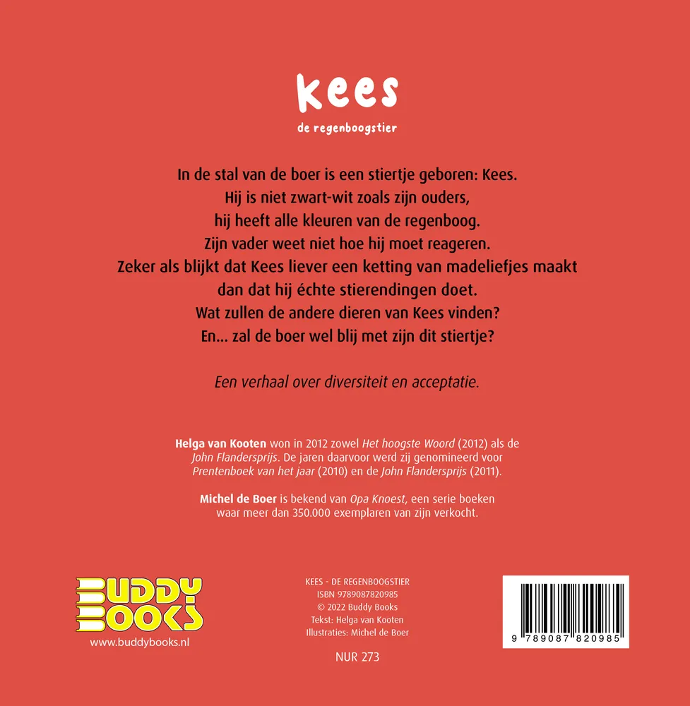 Kees de regenboogstier | 9789087820985 Kees de regenboogstier - Afbeelding 2