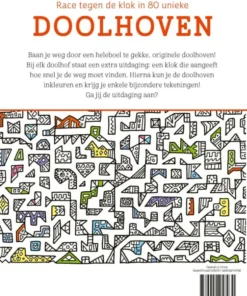 Race tegen de klok in 80 unieke doolhoven van makkelijk naar moeillijk ! | 9789002258930