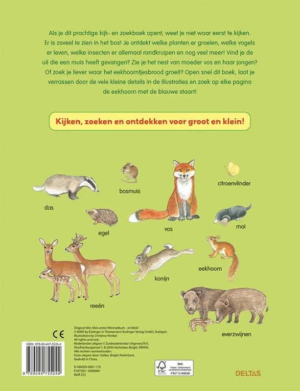 In het bos | 9789044755244 In het bos - Afbeelding 2