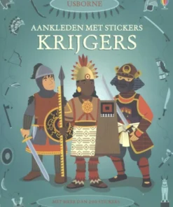 Aankleden met stickers-krijgers