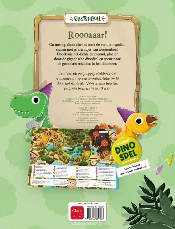 Dinosafari! Het grote dinozoekboek | 9789044859287 Dinosafari! Het grote dinozoekboek - Afbeelding 2