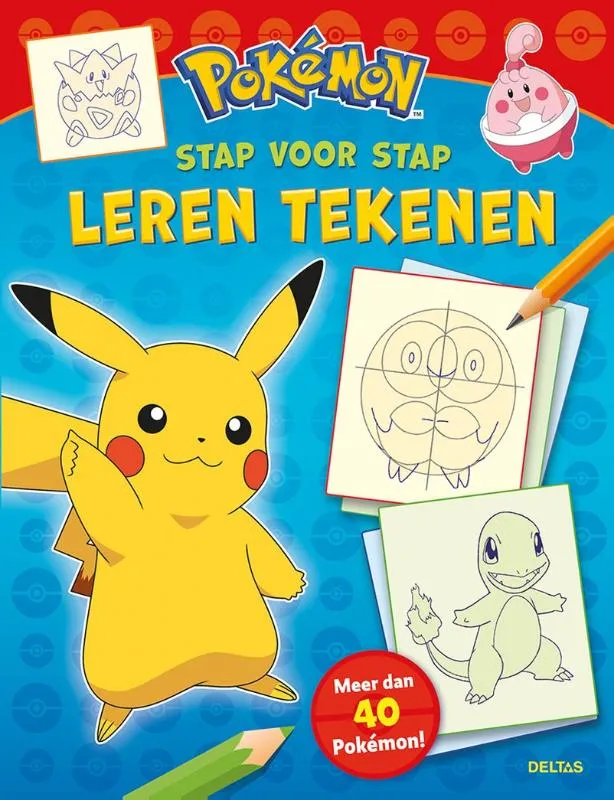 Pokémon™ stap voor stap leren tekenen | 9789044763881 Pokémon™ stap voor stap leren tekenen