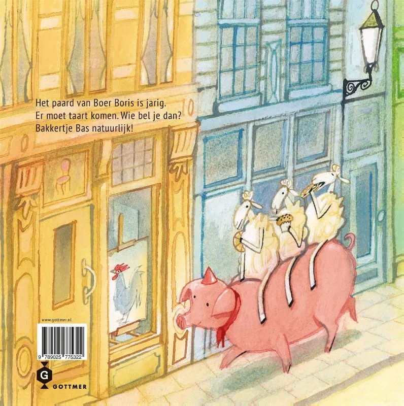 Boer Boris en bakkertje Bas | 9789025775322 Boer Boris en bakkertje Bas - Afbeelding 2