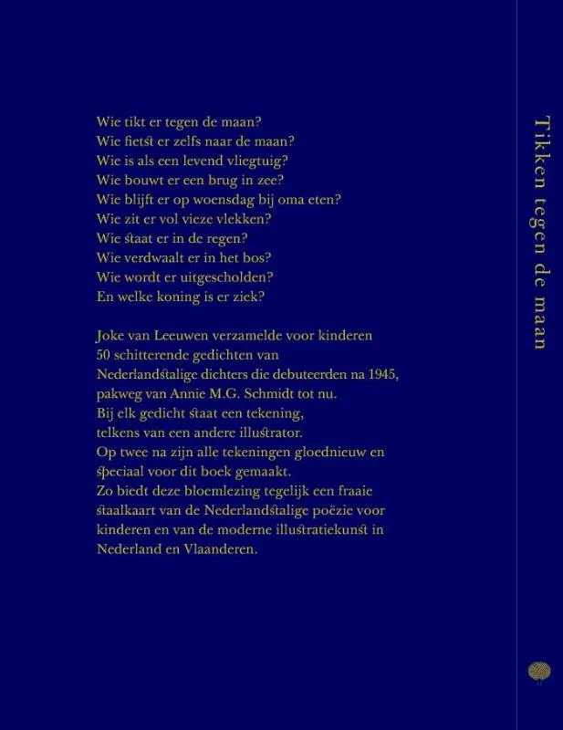 Tikken tegen de maan | 9789079705047 Tikken tegen de maan - Afbeelding 2