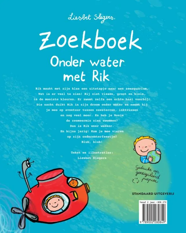 Zoekboek Onder water met Rik | 9789002280849 Zoekboek Onder water met Rik - Afbeelding 2