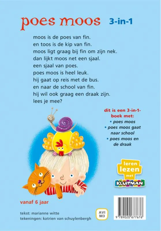 poes moos 3-in-1 | 9789020677676 poes moos 3-in-1 - Afbeelding 2