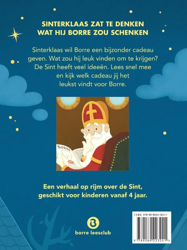 Sinterklaas zat te denken wat hij Borre zou schenken | 9789089223241 Sinterklaas zat te denken wat hij Borre zou schenken - Afbeelding 2
