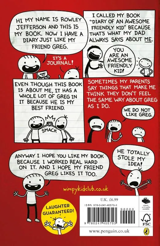Diary of an Awesome Friendly Kid | 9780241405703 Diary of an Awesome Friendly Kid - Afbeelding 2