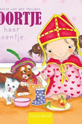 Noortje zet haar schoentje