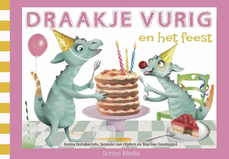 Draakje Vurig en het feest | 9789493337183 Draakje Vurig en het feest