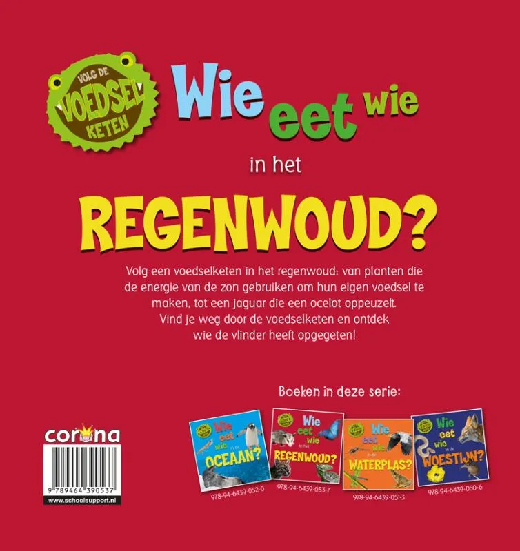 Wie eet wie in het regenwoud? | 9789464390537 Wie eet wie in het regenwoud? - Afbeelding 2