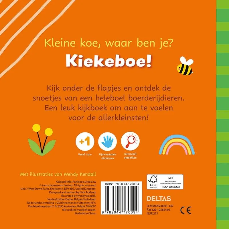 Kiekeboe Kleine koe | 9789044770094 Kiekeboe Kleine koe - Afbeelding 2