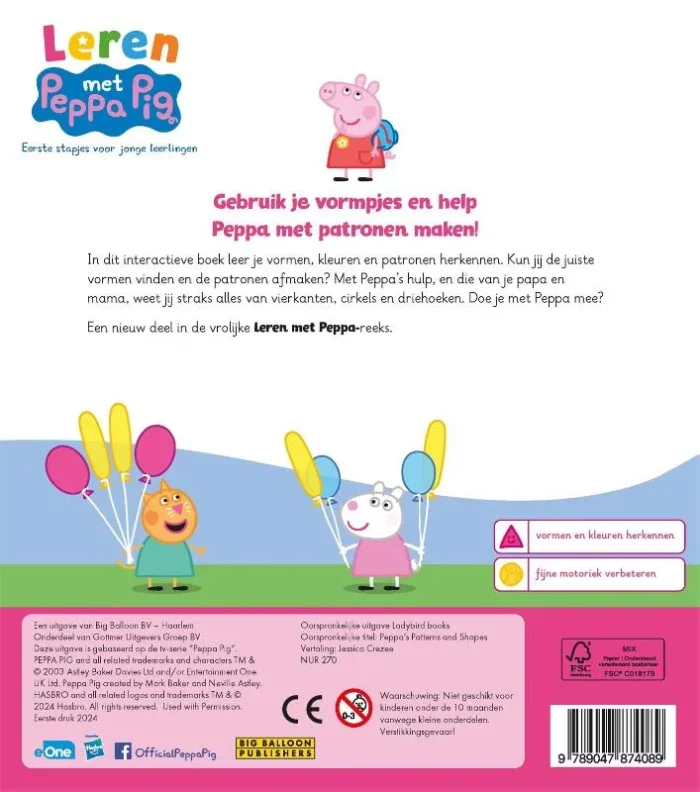 Peppa's patronen en vormen - Afbeelding 2