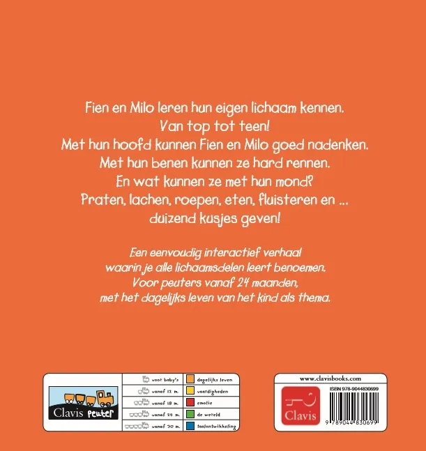 Van top tot teen met Fien en Milo | 9789044830699 Van top tot teen met Fien en Milo - Afbeelding 2