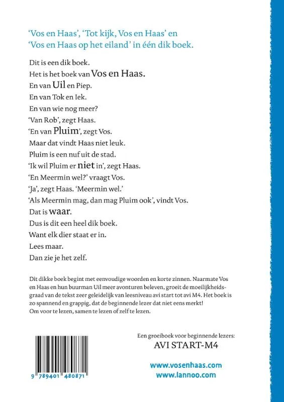 Het dikke boek van Vos en Haas | 9789401480871 Het dikke boek van Vos en Haas - Afbeelding 2