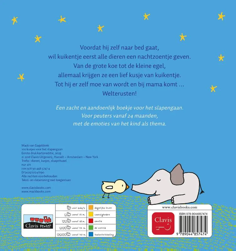 100 kusjes voor het slapengaan | 9789044857474 100 kusjes voor het slapengaan - Afbeelding 2