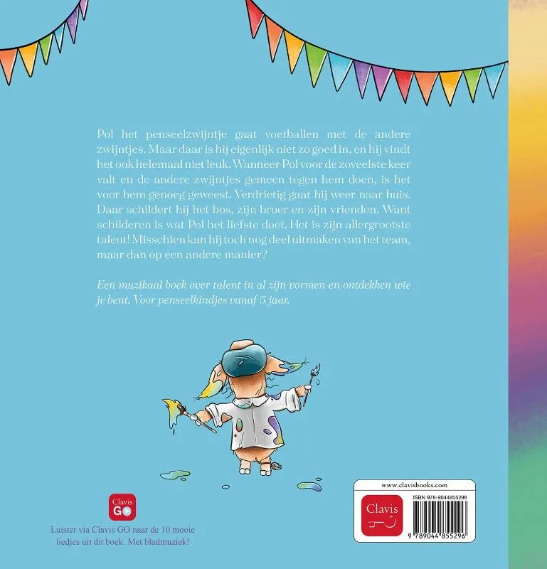 Pol het penseelzwijntje | 9789044855296 Pol het penseelzwijntje - Afbeelding 2