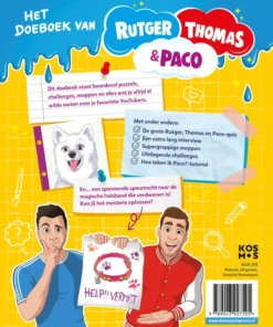 Het doeboek van Rutger, Thomas en Paco | 9789043927505