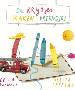 De krijtjes maken vriendjes