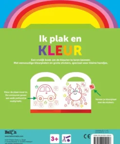 Alternative view of Ik plak en kleur 3+ (kikker groen)