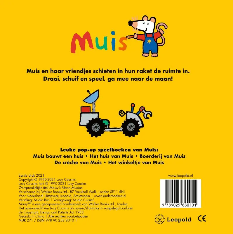 Muis gaat naar de maan | 9789025880101 Muis gaat naar de maan - Afbeelding 2