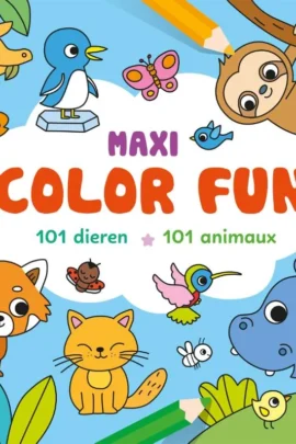 Maxi Color Fun – 101 dieren / Maxi Color Fun – 101 animaux