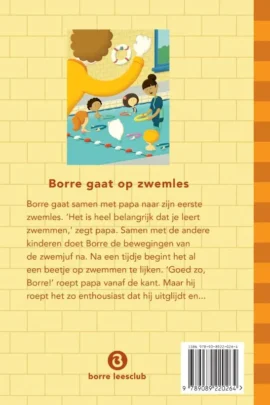 Alternative view of Borre gaat op zwemles