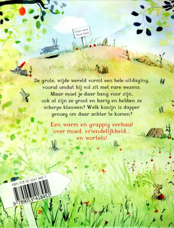 Konijntje gaat de wijde wereld in | 9789053418451 Konijntje gaat de wijde wereld in - Afbeelding 2