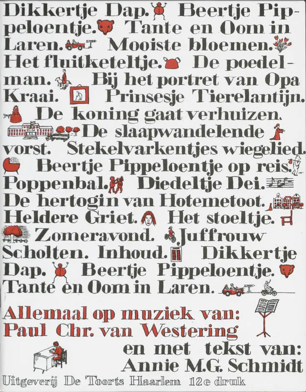 Dikkertje Dap en 18 andere liedjes | 9789060200575 Dikkertje Dap en 18 andere liedjes