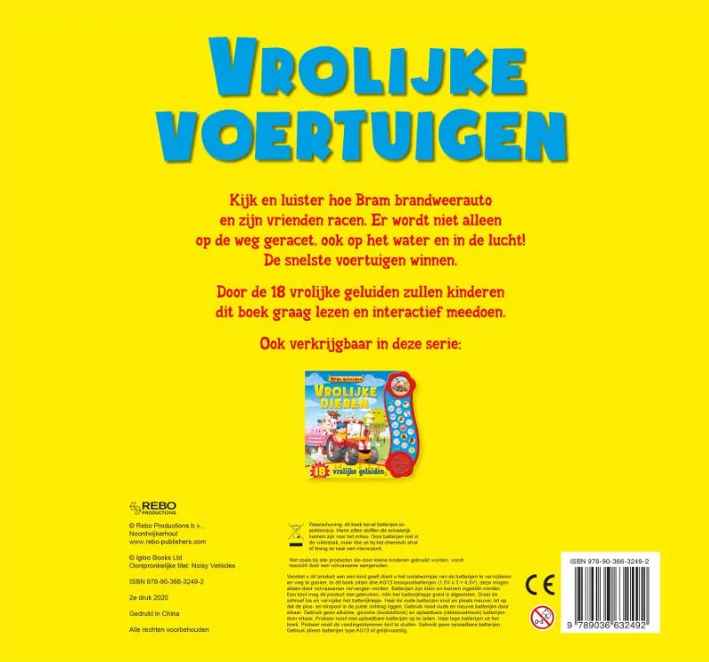 Vrolijke voertuigen | 9789036632492 Vrolijke voertuigen - Afbeelding 2