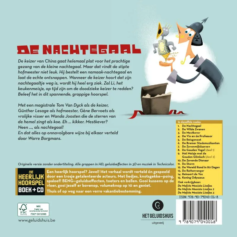 De nachtegaal | 9789079040018 De nachtegaal - Afbeelding 2