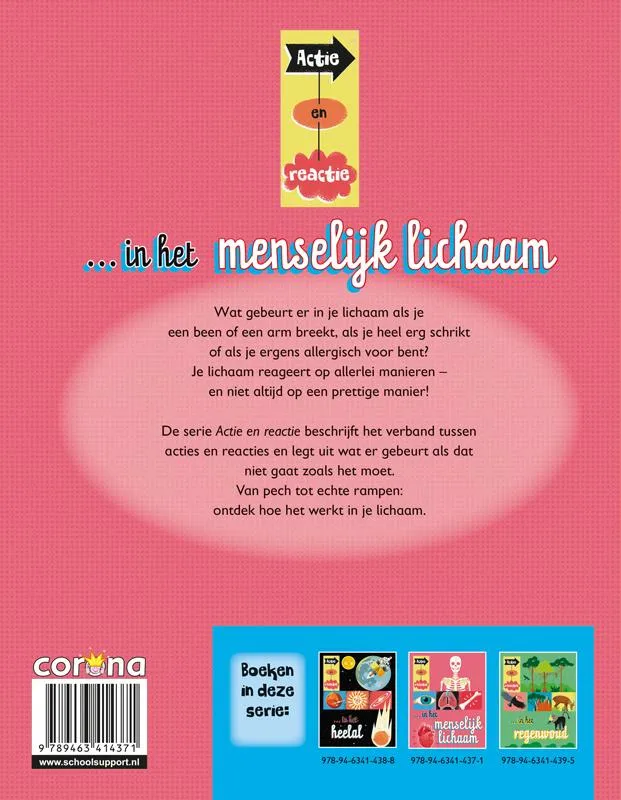 Actie en reactie in het menselijk lichaam | 9789463414371 Actie en reactie in het menselijk lichaam - Afbeelding 2