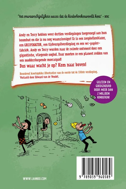 De waanzinnige boomhut van 130 verdiepingen | 9789059960589 De waanzinnige boomhut van 130 verdiepingen - Afbeelding 2