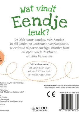 Wat vindt eendje leuk? | 9789036637541