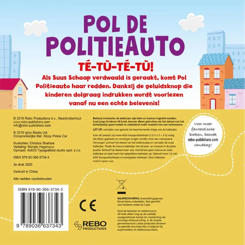 Pol de Politieauto | 9789036637343 Pol de Politieauto - Afbeelding 2