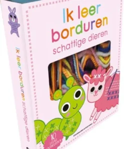 Ik leer borduren: schattige dieren