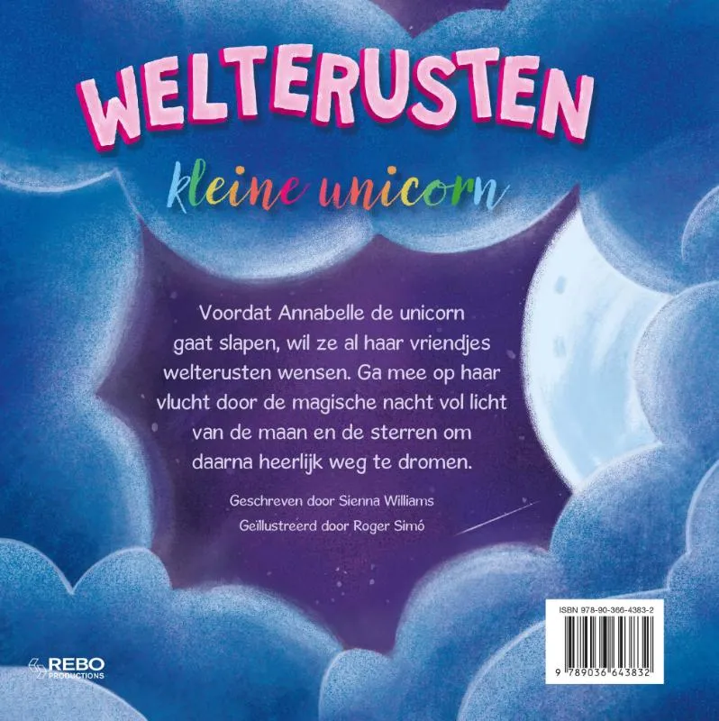 Welterusten kleine unicorn | 9789036643832 Welterusten kleine unicorn - Afbeelding 2