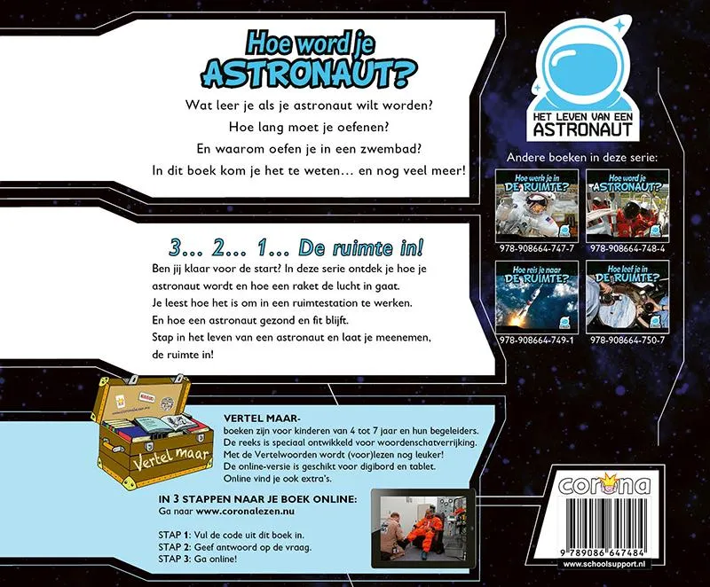 Hoe word je astronaut? | 9789086647484 Hoe word je astronaut? - Afbeelding 2