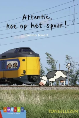 Attentie, koe op het spoor!