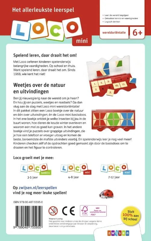 Loco mini Weetjes over natuur & uitvindingen 6-8 jaar | 9789048755950 Loco mini Weetjes over natuur & uitvindingen 6-8 jaar - Afbeelding 2