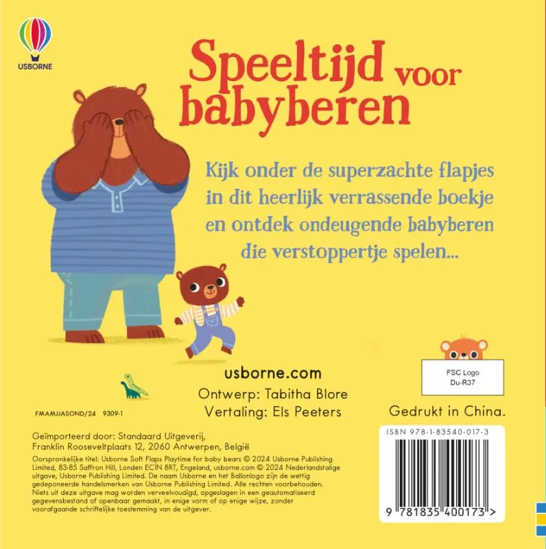 Speeltijd voor babyberen | 9781835400173 Speeltijd voor babyberen - Afbeelding 2