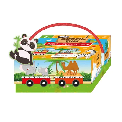 Puzzeltrein Dierentuin | 9789463546874 Puzzeltrein Dierentuin