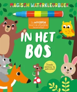 in het bos
