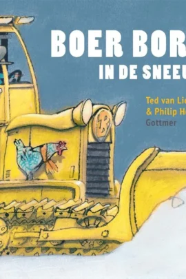 Boer Boris in de sneeuw